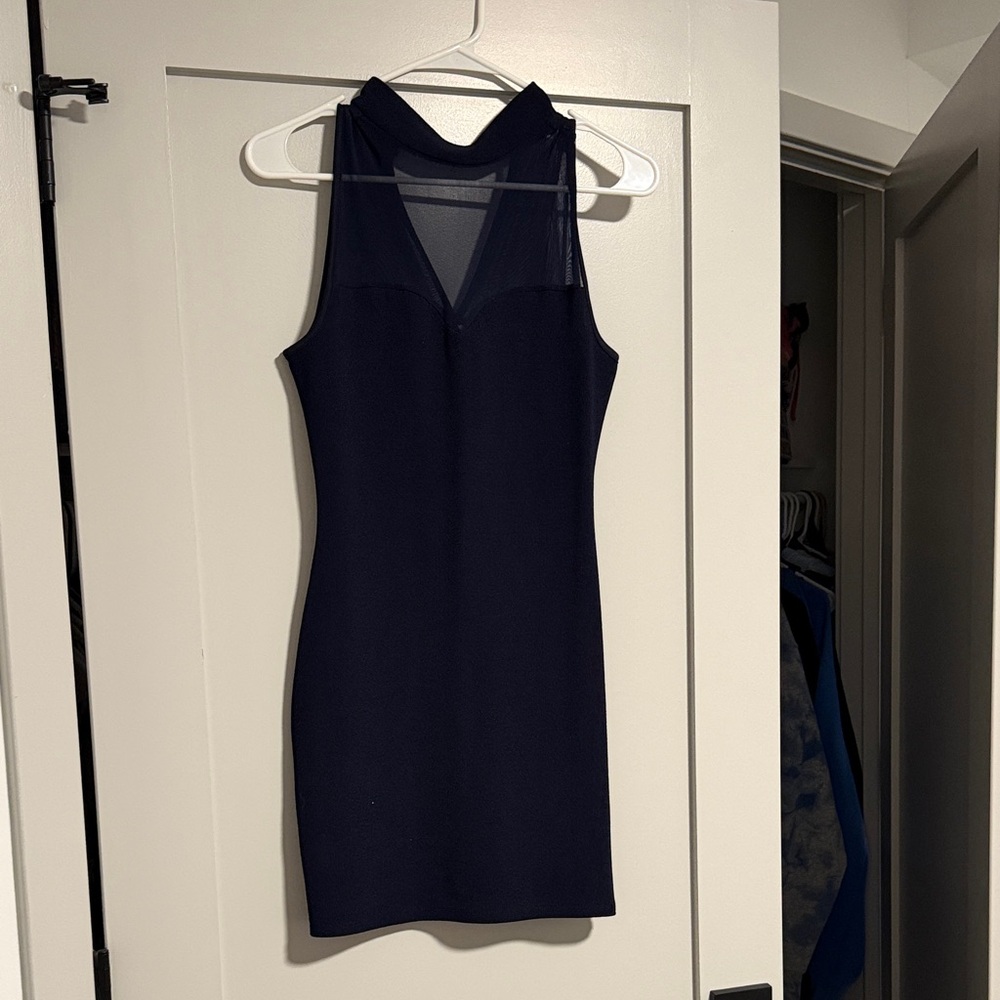 Bailey Blue Midnight Sleeveless Mini Dress